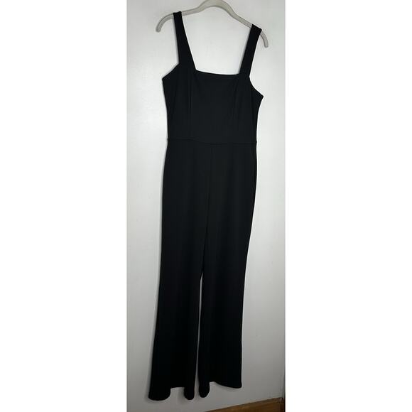 Sage The Label Womens Black Icon Square Neck Sleeveless Jumpsuit Size L NWT - Picture 4 of 11